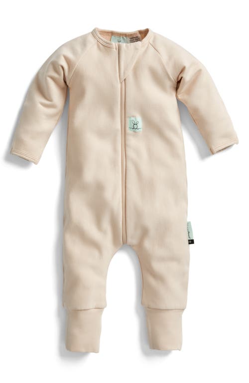 Ergopouch 1.0 Tog Long Sleeve Layering Romper In Neutral