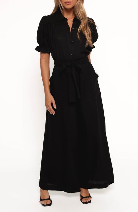 Minnie Short Sleeve Stretch Cotton Jumpsuit