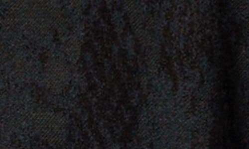 John Varvatos Riggins Python Jaquard Cotton Stretch Blend Bomber Jacket In Black
