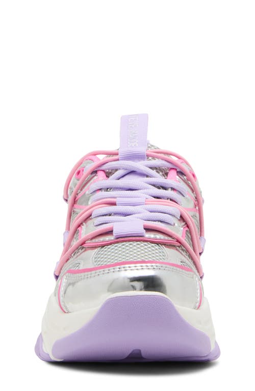 Steve Madden Kids' Jkey Sneaker In Purple