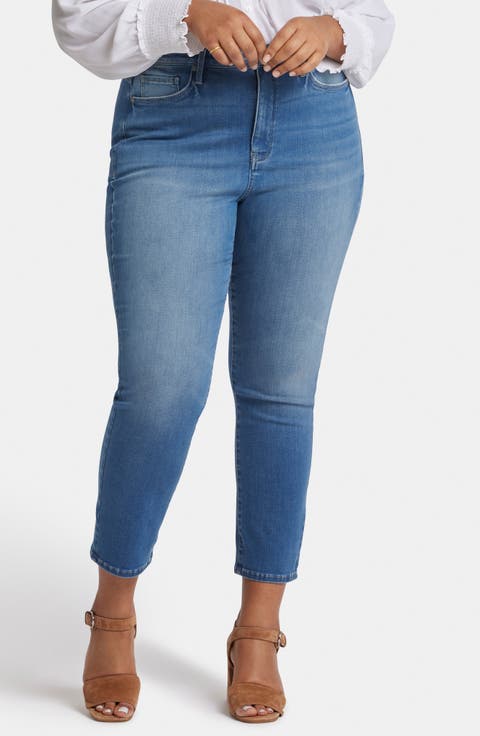 Curve Shaper Sheri Ankle Slim Jeans (Island Pines) (Plus)