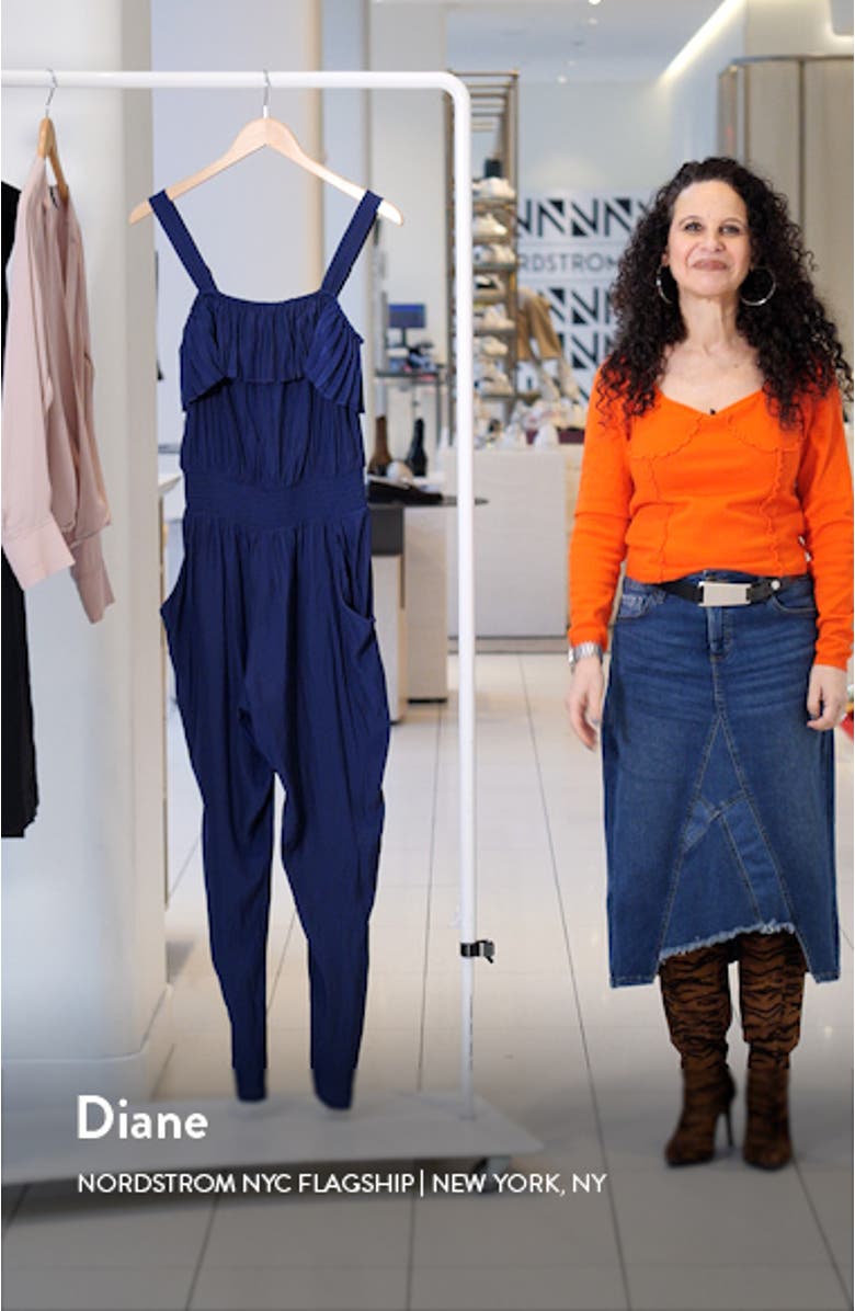 Shay Ruffle Sleeveless Jumpsuit, sales video thumbnail