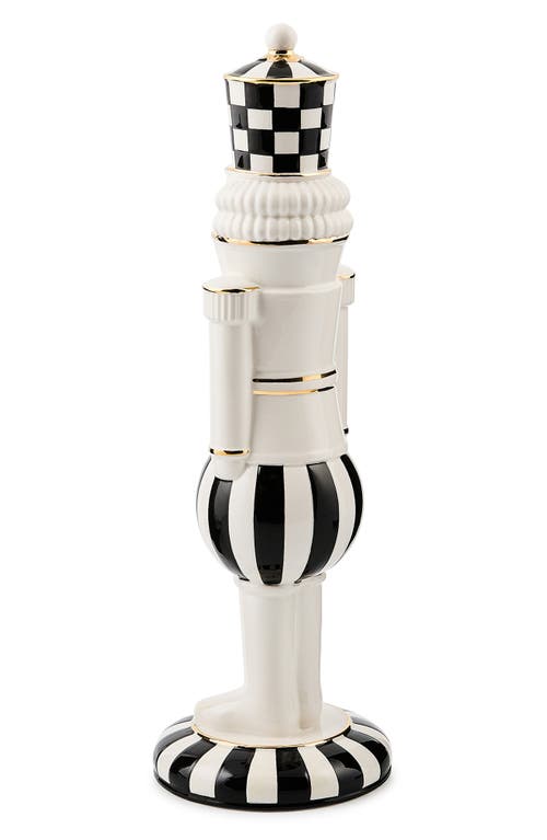 Mackenzie-childs Mackenzie Childs Courtly Noel Ceramic Nutcracker In Multi