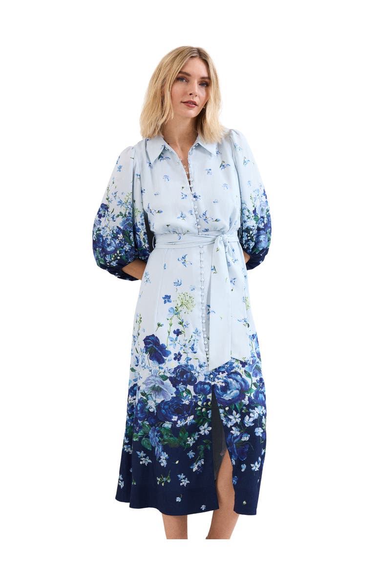 Noella Shirt Dress, Main, color, Pale Blue