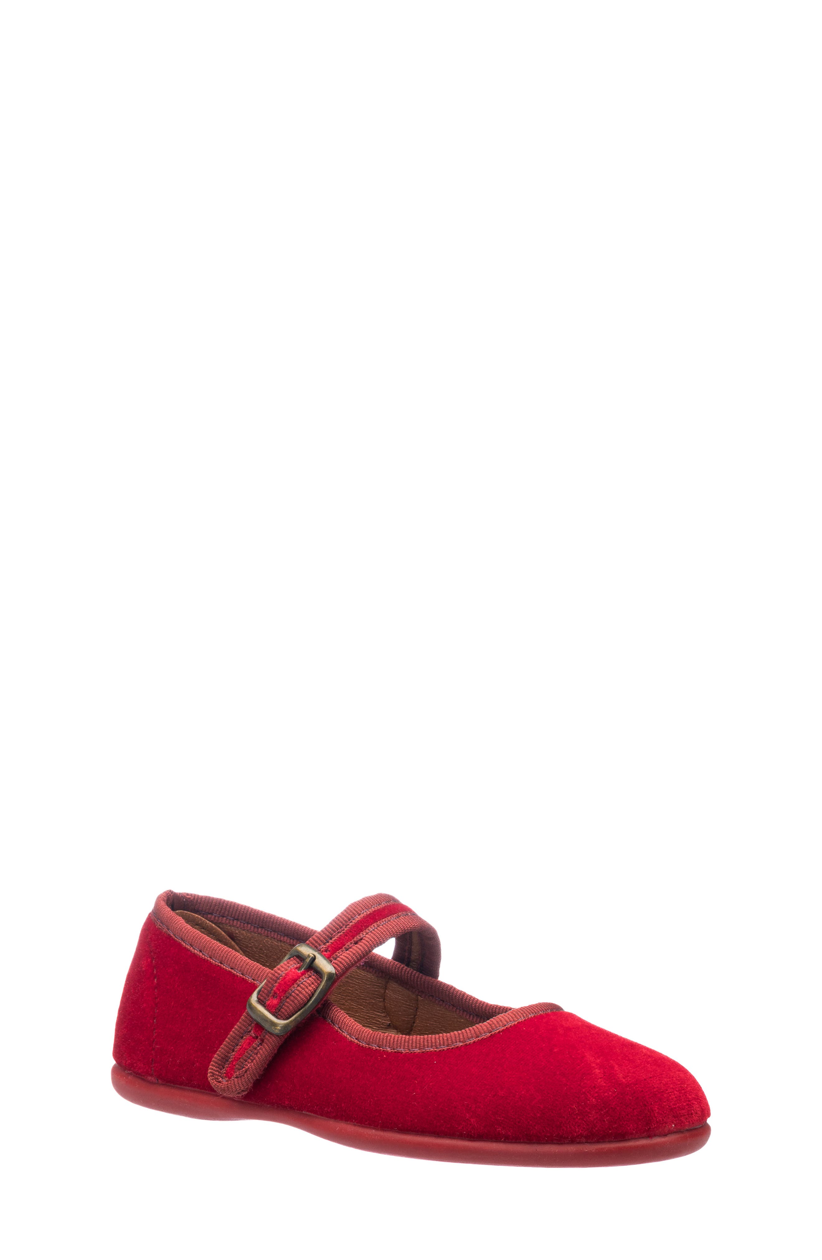 Kids' Double Strap Mary Jane, Main, color, RED