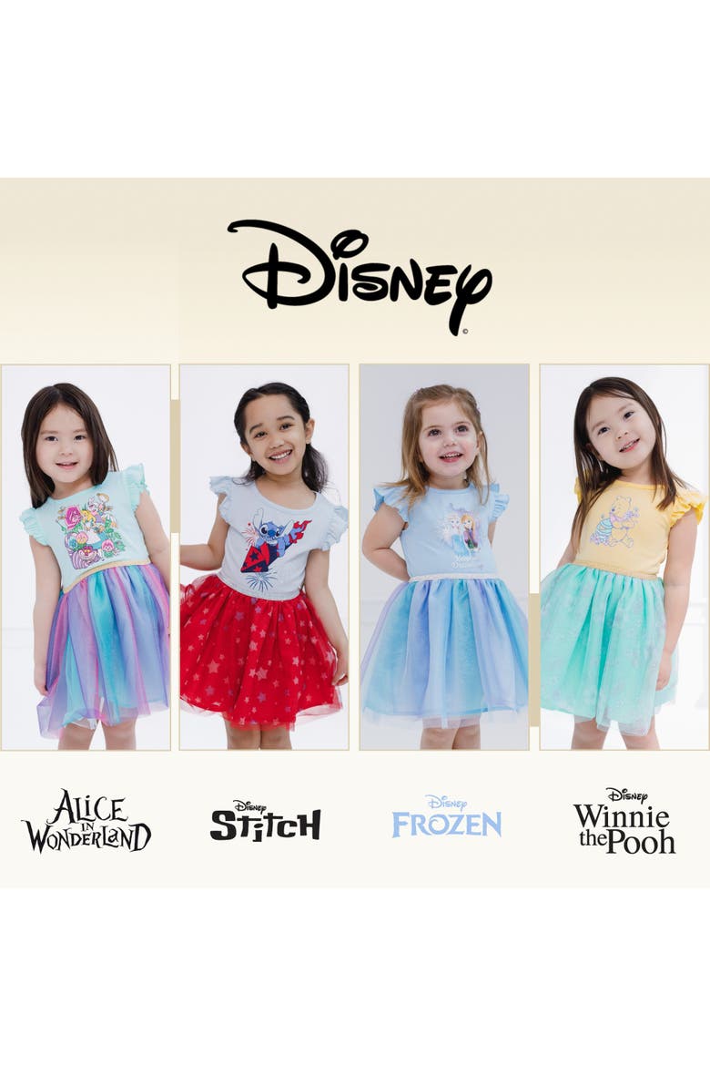 Alice in Wonderland Tulle Tutu Dress, Alternate, color, Blue Rainbow Alice