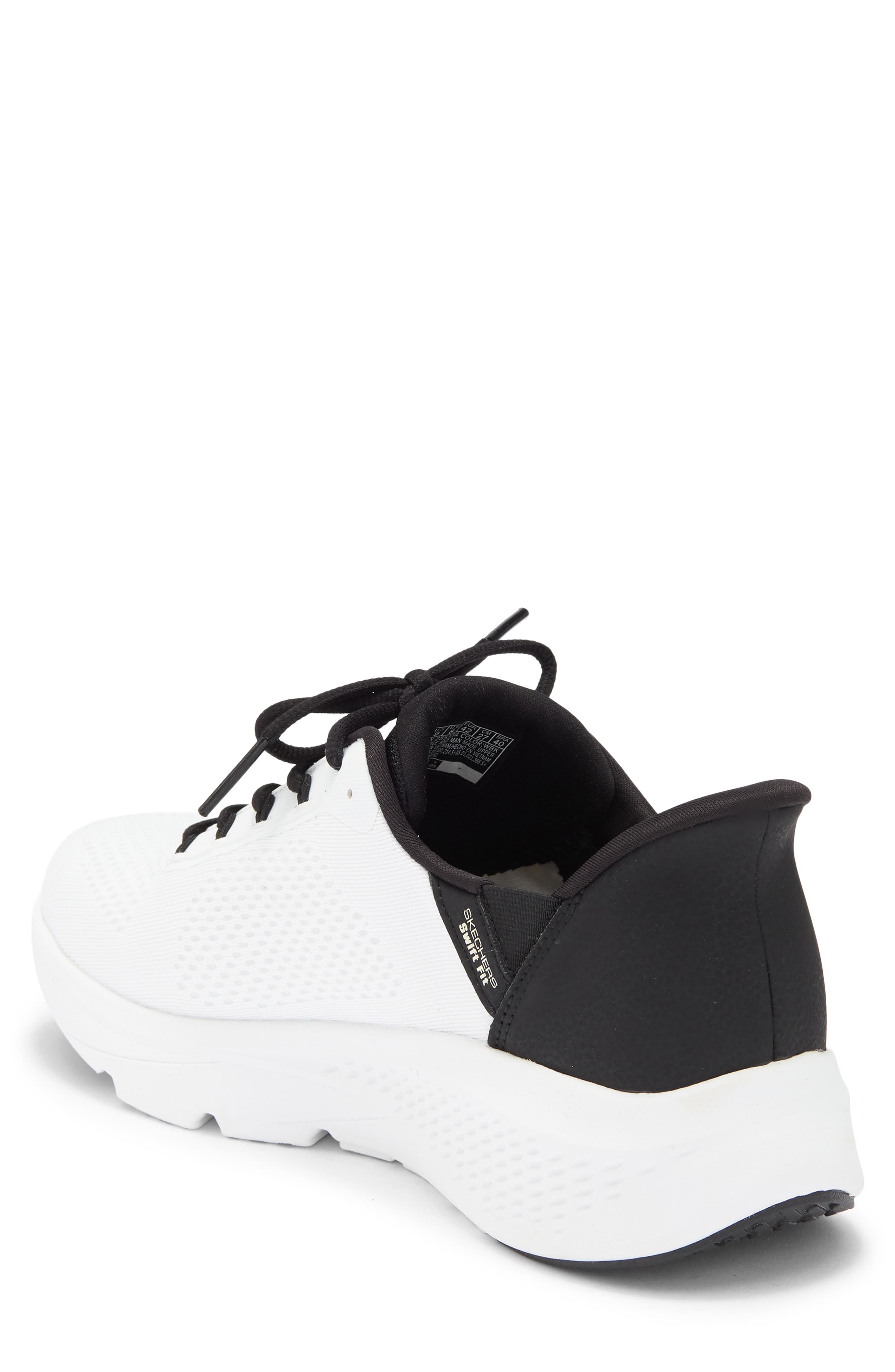 Swift-Fit Cayenne Sneaker, Alternate, color, WHITE/ BLACK