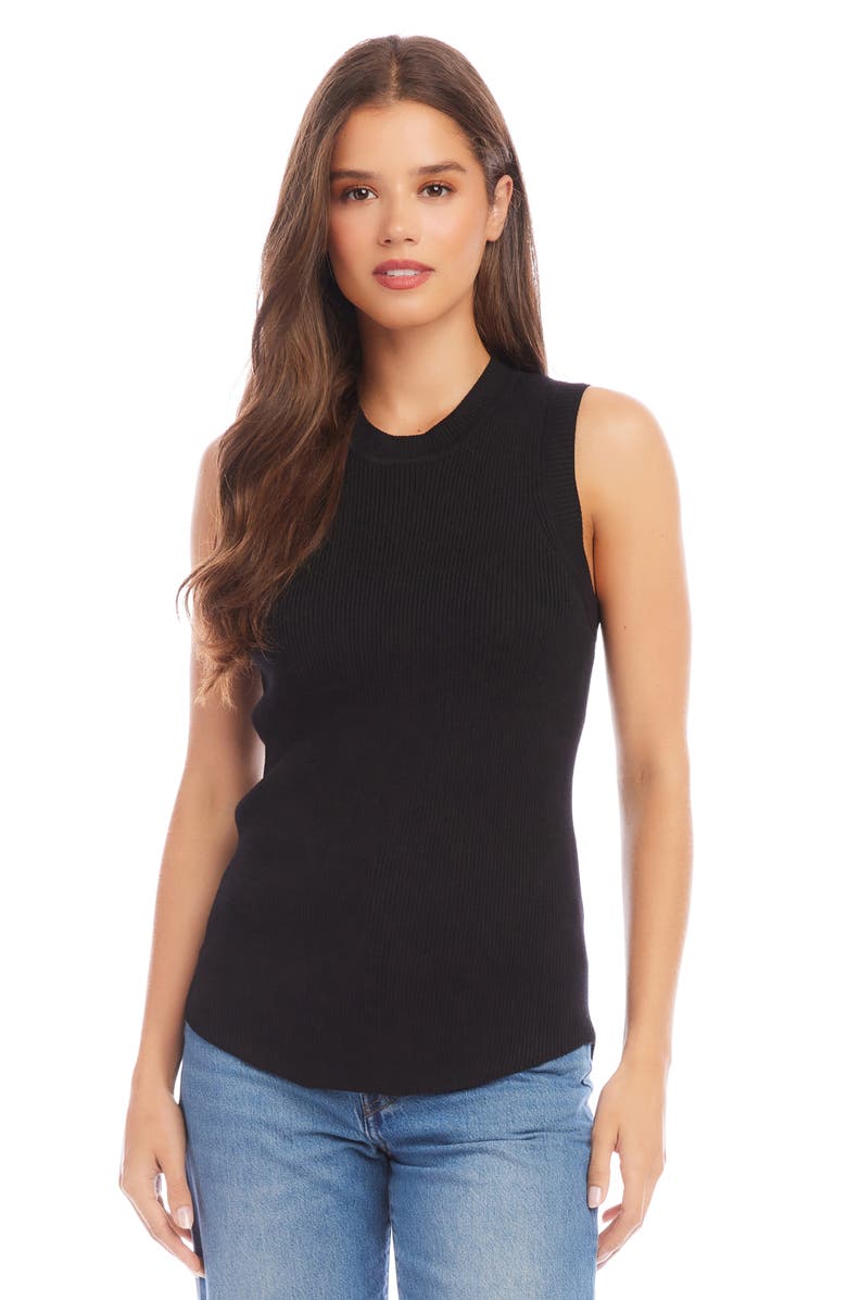 Karen Kane Rib Sweater Tank, Alternate, color,