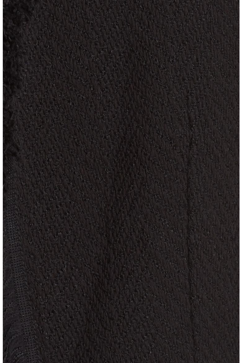 Fringe Mix Knit Jacket, Alternate, color, BLACK ONYX