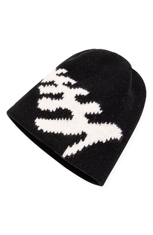Paper Planes Plane Flag Beanie In Black