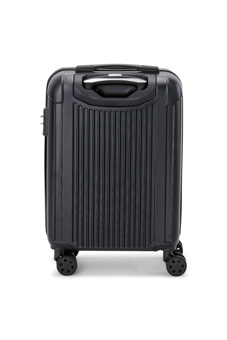 Lotus 21" Upright Carry On Suitcase, Alternate, color, Black