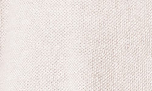 Eileen Fisher Organic Linen Blend Open Front Cardigan In Undyed Natural