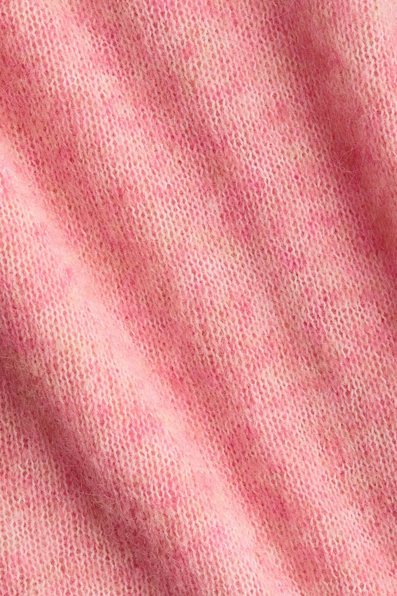 Boat-neck Fine-knit Sweater, Alternate, color, Pink