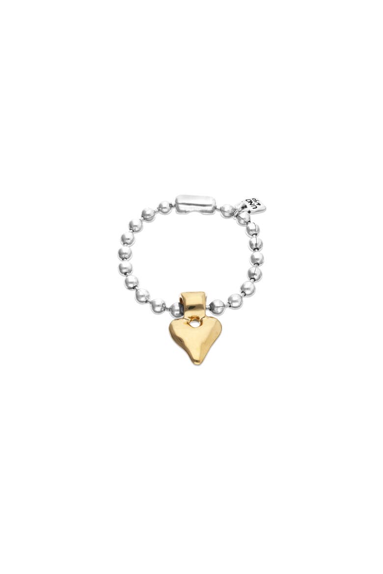 Ball Bracelet Plated in Sterling Silver and 18K Gold, Main, color, Silver and Gold
