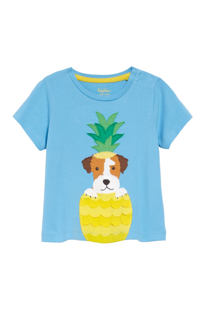 Mini Boden Boden Appliqué T-Shirt, Main, color,