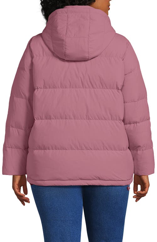 Lands' End Wide Channel 600 Down Puffer Jacket In Pink