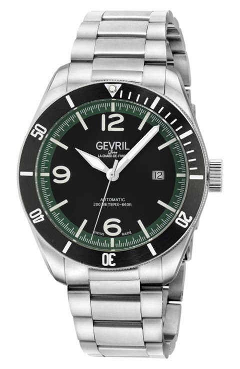 Yorkville Swiss Automatic Bracelet Watch, 43mm