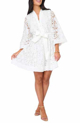Lovely In Lace Tie Belt Dress