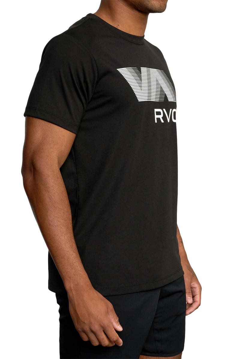 RVCA VA Blur Performance Graphic Tee, Alternate, color,