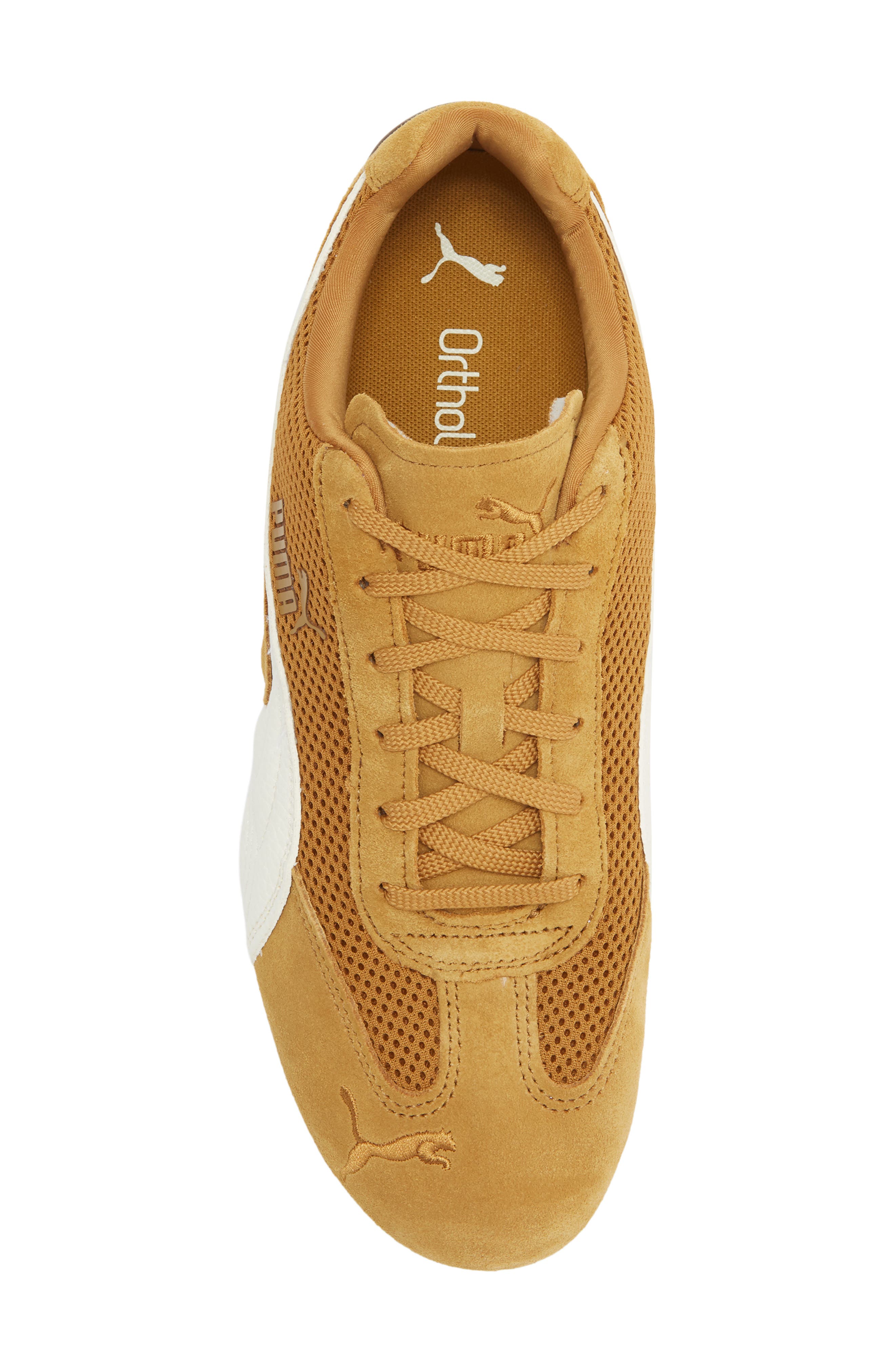 PUMA Speedcat Mesh Sneaker, Alternate, color, Authentic Gold/ Gum