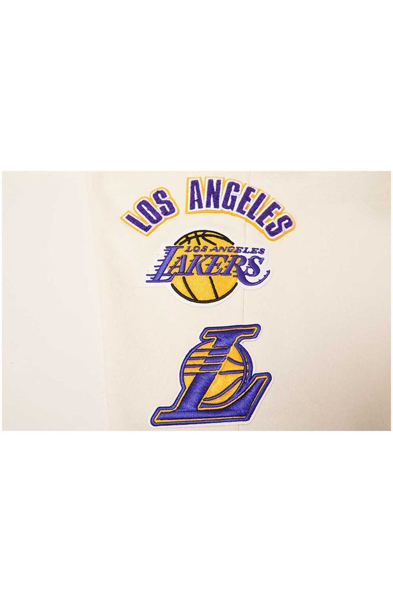 PRO STANDARD Men's Pro Standard Cream Los Angeles Lakers Retro Classic Fleece Sweatpants, Alternate, color, Cream