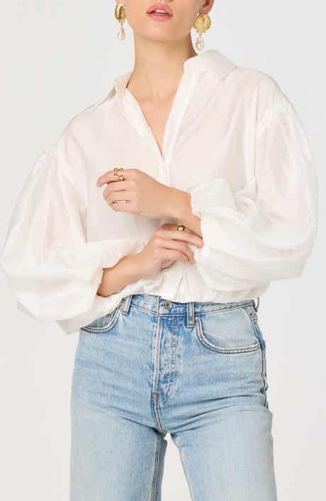 Cordey Long Sleeve Bubble Hem Top