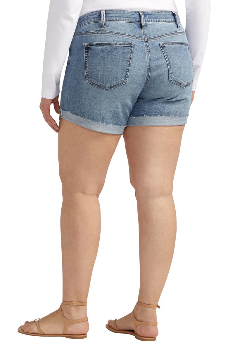 Silver Jeans Co. Americana Mid Rise Boyfriend Shorts, Alternate, color, 