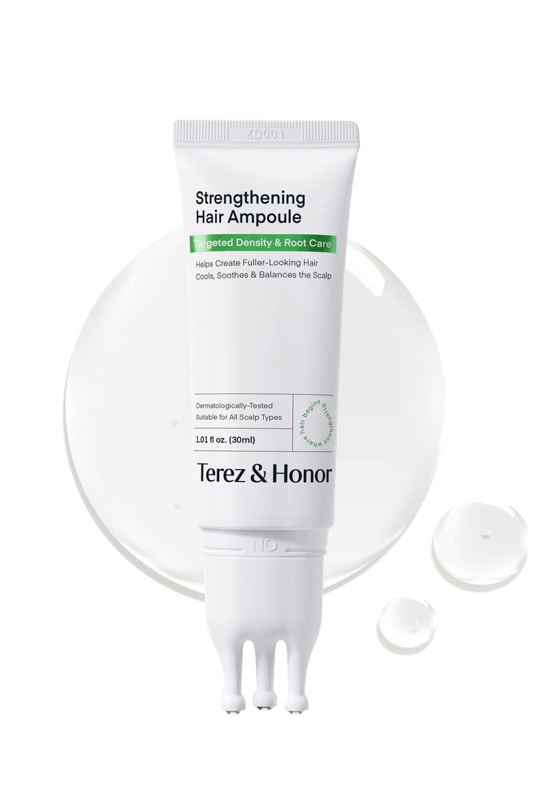 Strengthening Hair Ampoule, Main, color, Green