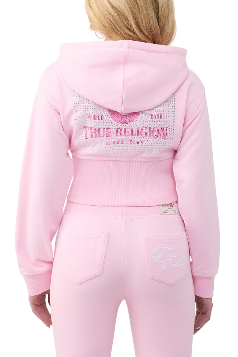 Big T Wide Waistband Full Zip Hoodie, Alternate, color, ORCHID PINK