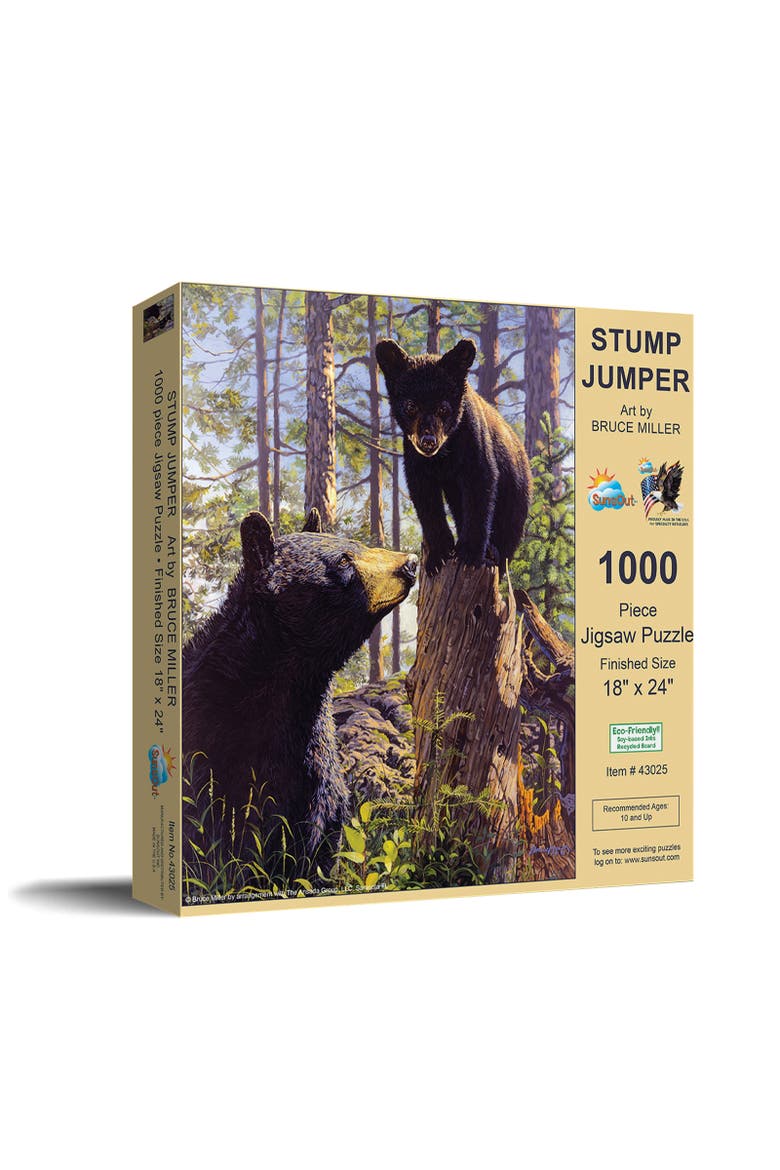 Stump Jumper 500 piece Jigsaw Puzzle for Adults, Main, color, Multicolor