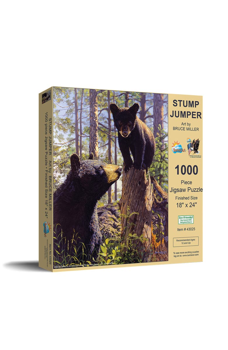 Sunsout Stump Jumper 500 piece Jigsaw Puzzle for Adults, Main, color, Multicolor