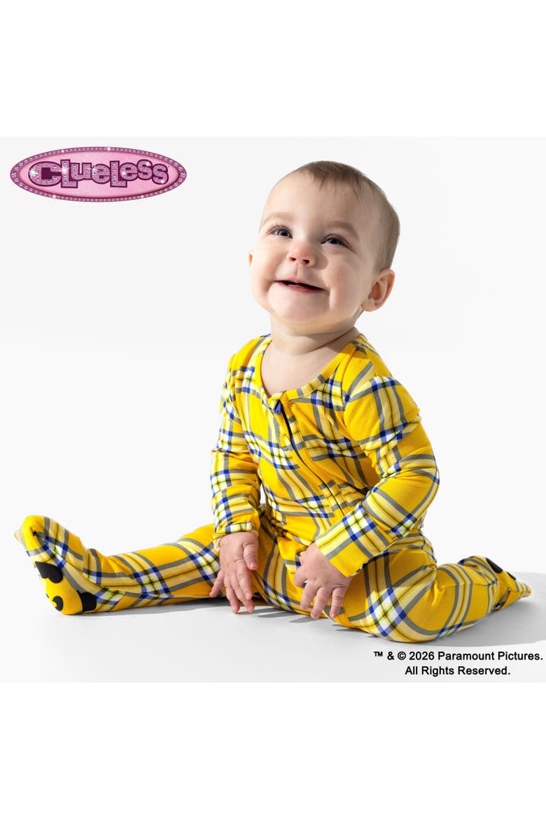 Baby Clueless Total Betty Plaid Convertible Footie, Alternate, color, Clueless Total Betty Plaid