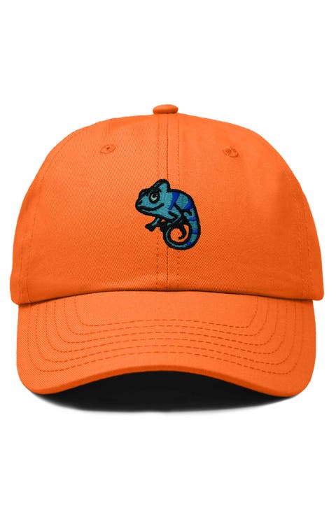 Chameleon Embroidered Dad Hat