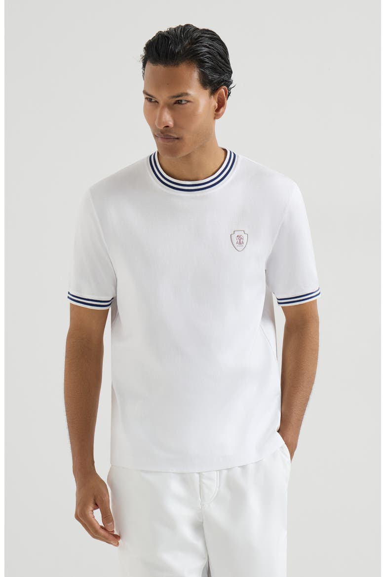 Jersey T-shirt, Main, color, White