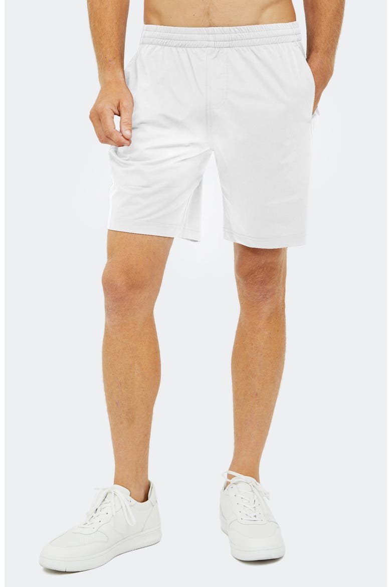 Byron Water Resistant Drawstring Shorts, Alternate, color, BRIGHT WHITE