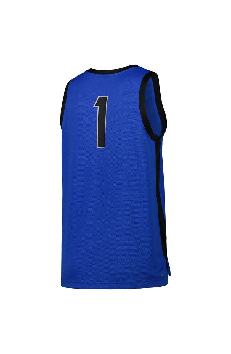 Nike Men's Nike #1 Blue Memphis Tigers Replica Basketball Jersey, Alternate, color, Blue