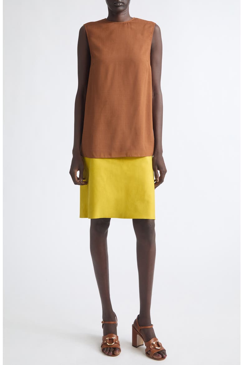 Sleeveless Top, Alternate, color, COGNAC