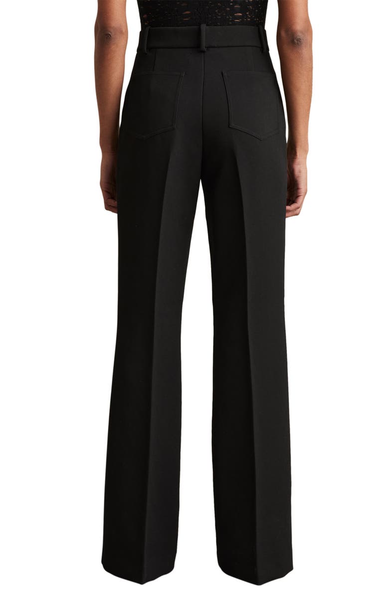 Reiss Priya Flared Pants, Alternate, color, Black