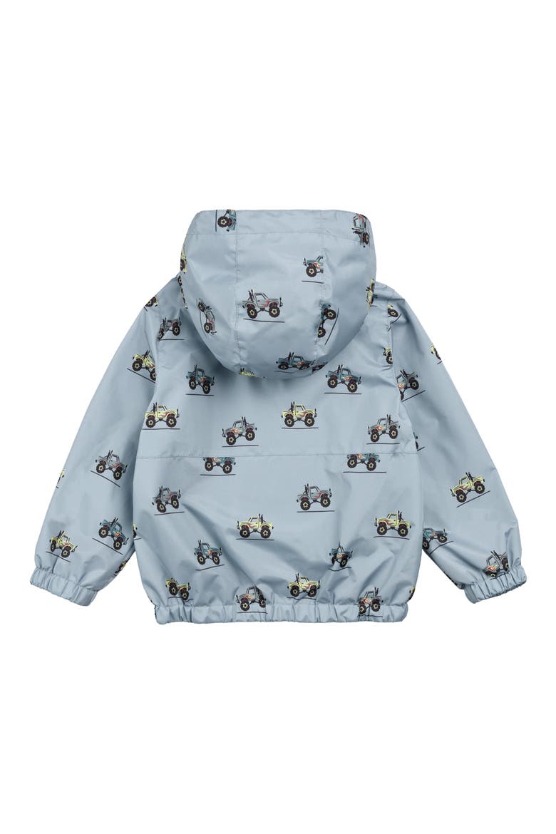 Kids' Hooded Windbreaker Jacket, Alternate, color, DUSTY BLUE