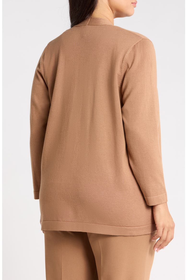 Chatham Open Front Cardigan, Alternate, color, VICUNA