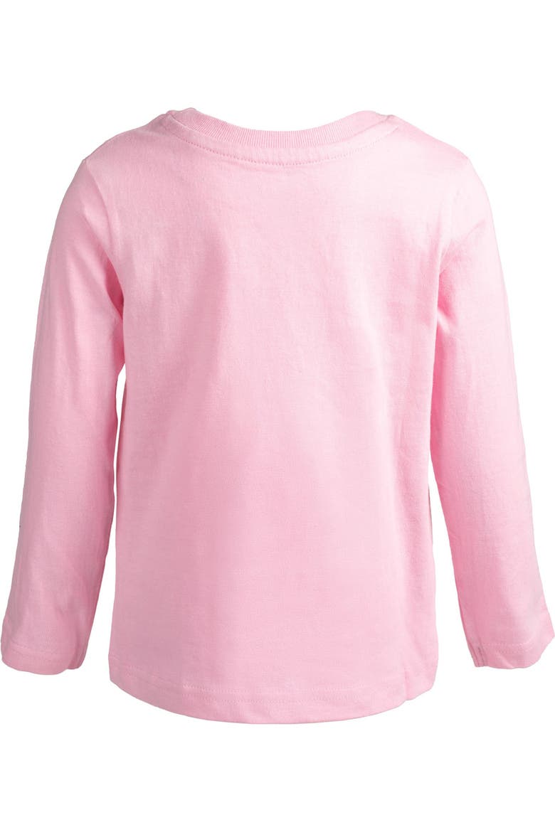 2-Pack Glitter Long Sleeve T-Shirts, Alternate, color, Peppa Pig Navy Pink