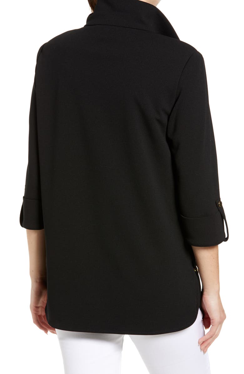 Ming Wang Zip Front Jacket, Alternate, color, 