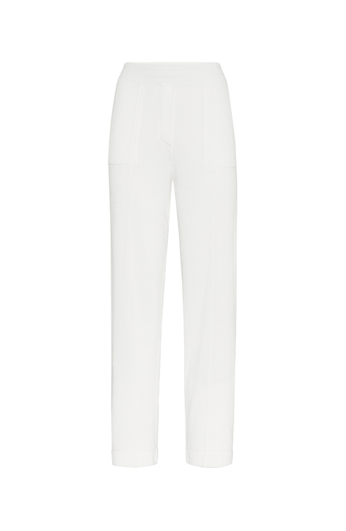 Brunello Cucinelli Jogginghose Aus Baumwolle In White