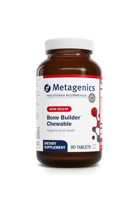 Bone Builder Chewable Supplement Calcium Vitamin D Magnesium 90 Chewable Tablets
