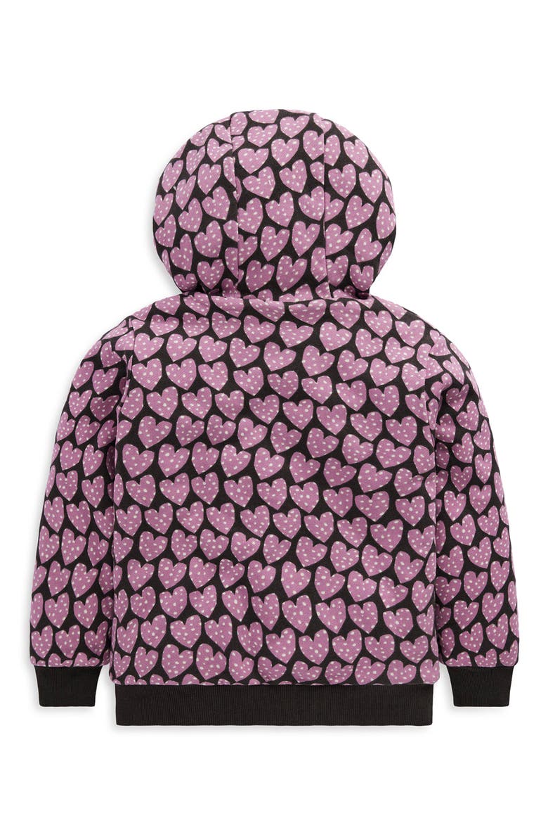 Kids' ReversibleFaux Shearling Hoodie, Alternate, color, PURPLE HEARTS