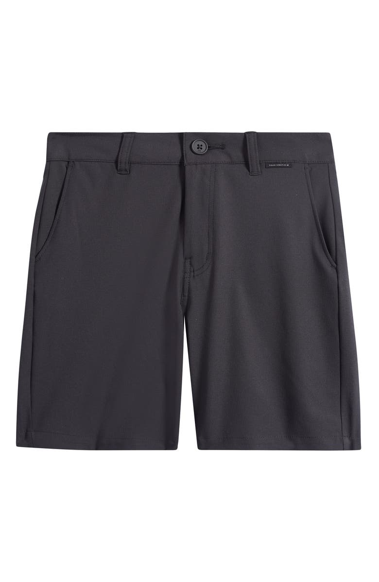 TravisMathew Kids' Wanderlust Chino Shorts, Main, color, Black