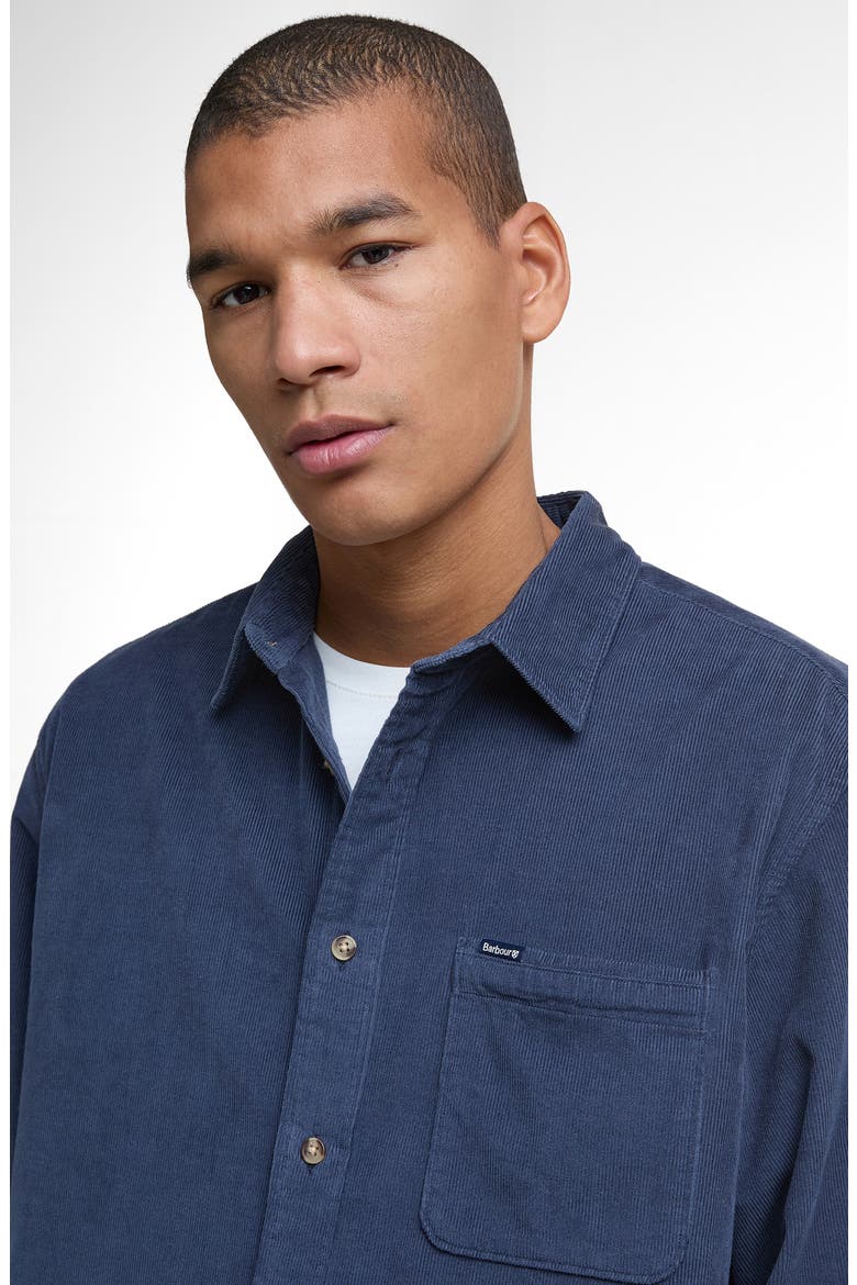 Bramside Relaxed Corduroy Shirt, Alternate, color, NAVY