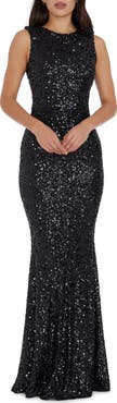 Dress the Population Leighton Sequin Mermaid Gown