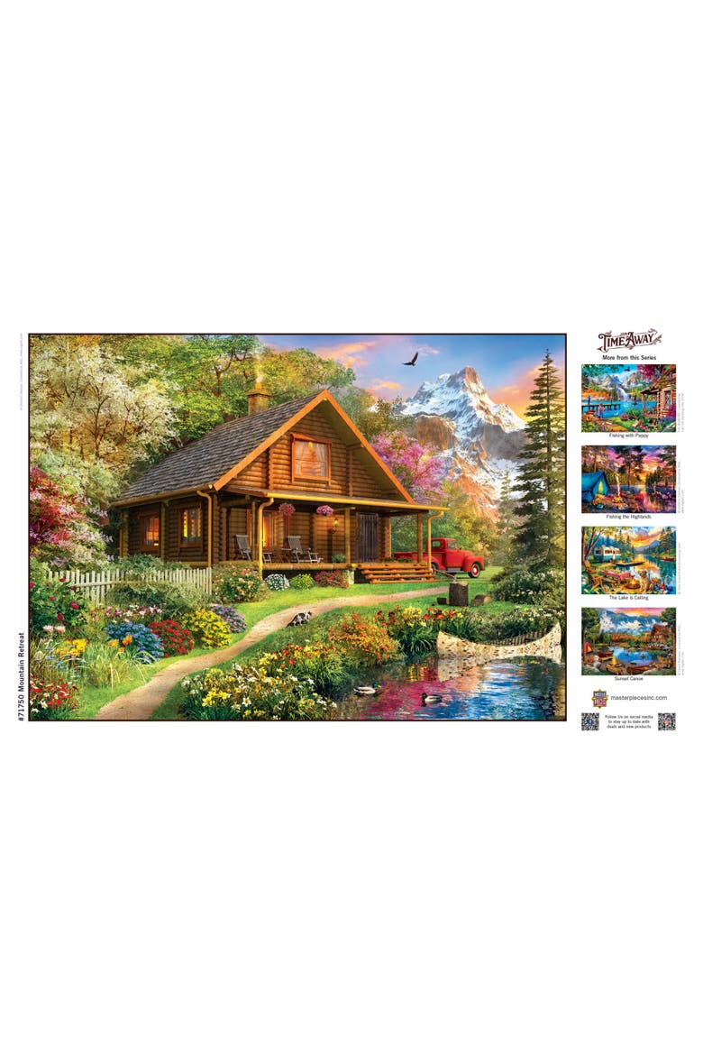 Mountain Retreat 1000 Piece Puzzle, Alternate, color, Multicolor