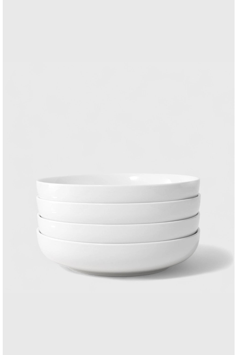 Ceramic Dinner Bowls, Main, color, White